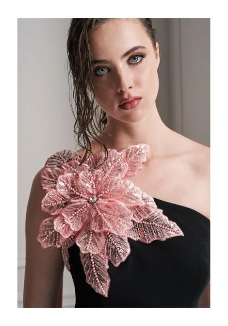 DRESS WITH JEWELLED FLOWER MISCHALIS | dress | M4 8886011